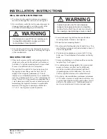 Preview for 8 page of Bard SH611 Installation Instructions Manual