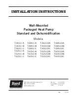 Bard T36S1-A Installation Instructions Manual preview