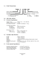 Preview for 11 page of Bard TCS22-***-003 Operation Manual