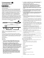 Preview for 6 page of Bard Ultraverse 035 Instructions For Use Manual