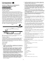 Preview for 18 page of Bard Ultraverse 035 Instructions For Use Manual