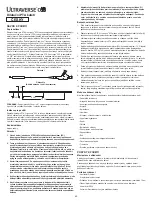 Preview for 40 page of Bard Ultraverse 035 Instructions For Use Manual