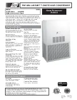 Bard W12A Series Manual preview