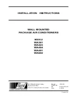 Bard WA381 Installation Instructions Manual предпросмотр