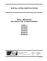 Bard WA4822 Installation Instructions Manual preview