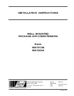Bard WA7013B Installation Instructions Manual preview