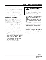 Предварительный просмотр 9 страницы Bard WE252 Installation Instructions Manual