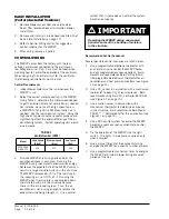 Preview for 12 page of Bard WERVPA5 Installation Instructions Manual