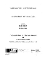 Bard WGEIFM-3C Installation Instructions Manual preview