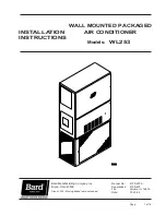 Bard WL253 Installation Instructions Manual предпросмотр