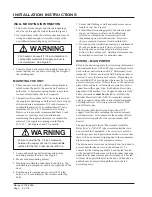 Preview for 8 page of Bard WL302 Installation Instructions Manual