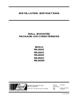 Preview for 1 page of Bard WL4842 Installation Instructions Manual