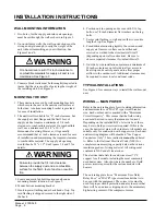 Preview for 8 page of Bard WL701 Installation Instructions Manual