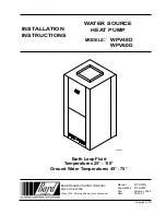 Bard WPV48D Installation Instructions Manual preview