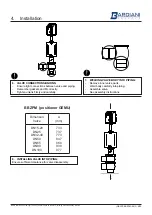 Предварительный просмотр 6 страницы Bardiani Valvole BBZPM Instruction Manual