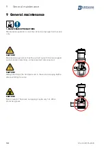 Предварительный просмотр 18 страницы Bardiani B935 Instruction, Use And Maintenance Manual