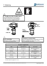 Предварительный просмотр 9 страницы Bardiani B935 Use And Maintenance Manual