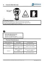 Предварительный просмотр 11 страницы Bardiani B935 Use And Maintenance Manual