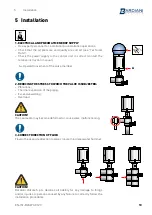 Предварительный просмотр 13 страницы Bardiani BYAW3 Instruction, Use And Maintenance Manual