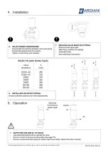 Предварительный просмотр 6 страницы Bardiani YQ Instruction Manual