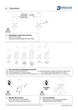 Предварительный просмотр 7 страницы Bardiani YQ Instruction Manual