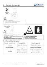 Предварительный просмотр 11 страницы Bardiani YQ Instruction Manual