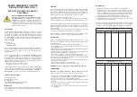 Предварительный просмотр 2 страницы Bardic Premium CILLEDNSWP Installation - Maintenance Testing Instructions And Warranty