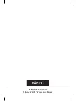 Preview for 12 page of BAREBO 964003 User Manual