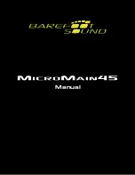 Barefoot Sound MicroMain45 User Manual предпросмотр