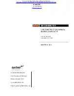 barfield 101-00220 User Instruction Manual preview