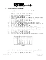 Предварительный просмотр 3 страницы barfield 101-00420 Instruction Supplement