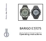 barigo E7S Operating Instructions Manual предпросмотр