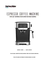 Preview for 1 page of Barista Mate CM200 Manual