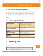 Предварительный просмотр 5 страницы Barista Technology Puqpress 1-000-11 Series Instruction Manual