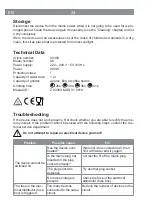 Предварительный просмотр 24 страницы Barista 03383 Operating Instructions Manual