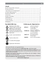 Preview for 3 page of Barista CM1025AE-GS Instruction Manual