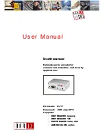 BARIX Instreamer User Manual предпросмотр