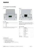 Предварительный просмотр 9 страницы BARIX TPA400 Quick Install Manual