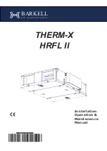 Barkell THERM-X HRFL II Installation, Operation & Maintenance Manual preview