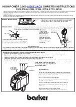 Barker 27265 Owner'S Instructions preview