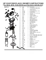 Preview for 3 page of Barker VIP 3500 Owner'S Instructions