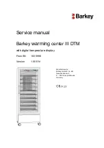 Preview for 1 page of Barkey warming center III DTM Service Manual