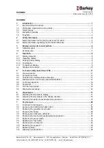 Preview for 3 page of Barkey warming center III DTM Service Manual