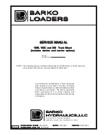 Barko Hydraulics Barko Loaders 160B Service Manual preview