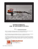 Barko 495B - SE Service Manual предпросмотр