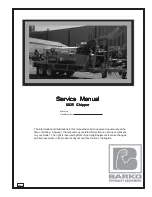 Barko 6025 Service Manual preview