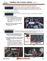 Preview for 157 page of Barko HARVESTER 240B Operator'S Manual