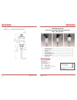 Предварительный просмотр 1 страницы Barksdale UTA 2 Operating Instructions