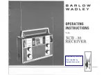 Barlow Wadley XCR 30 Operating Instructions Manual preview