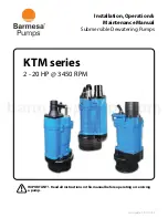 Barmesa Pumps 2KTM201 Installation, Operation & Maintenance Manual preview